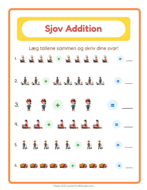Plusopgaver – Erhverv
