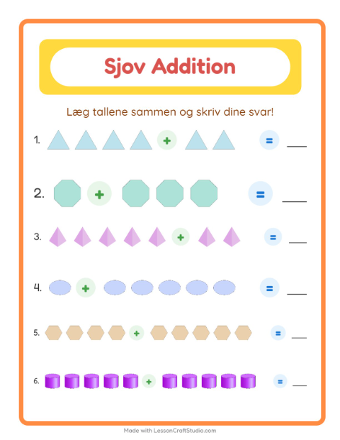 Plusopgaver – Former