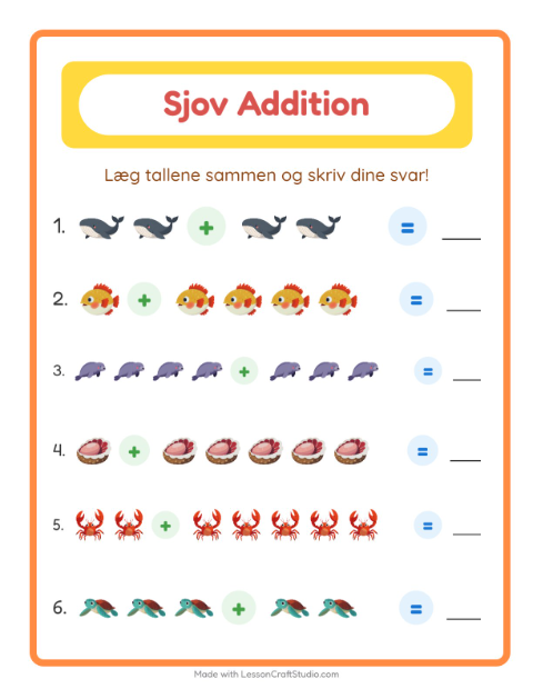 Plusopgaver – Havliv
