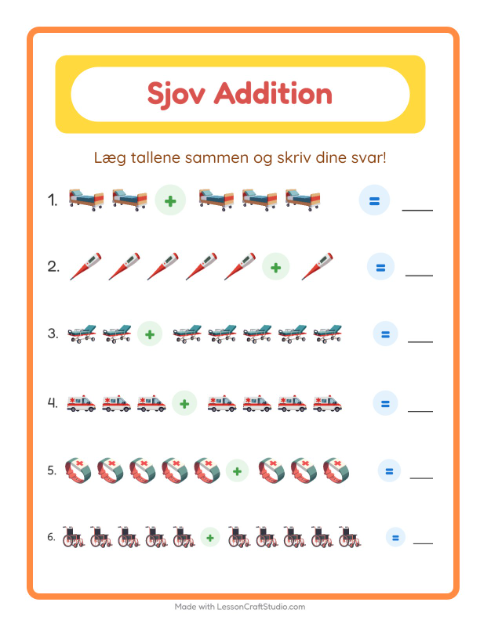 Plusopgaver – Hospital