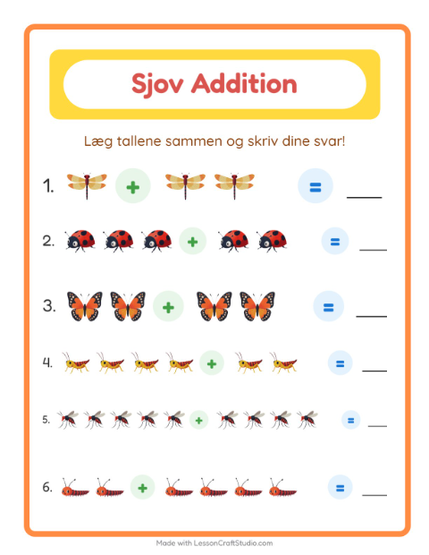 Plusopgaver – Insekter og kryb