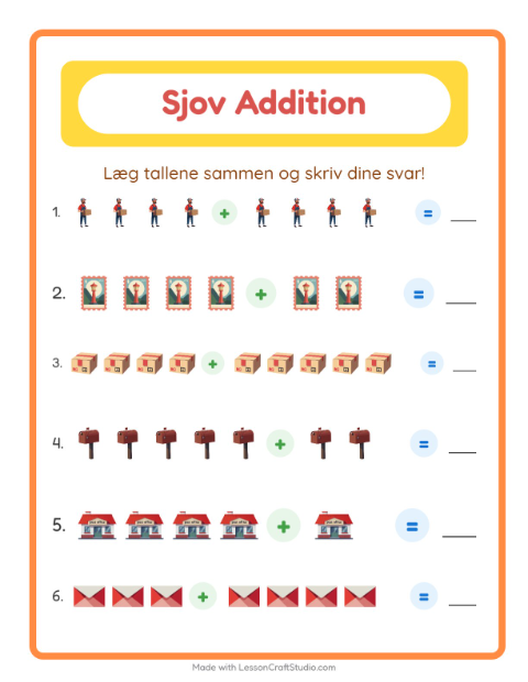 Plusopgaver – Postkontor
