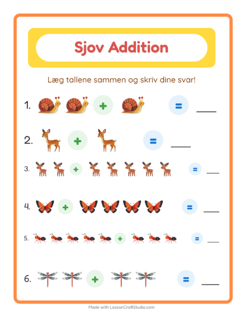 Plusopgaver – Skovdyr