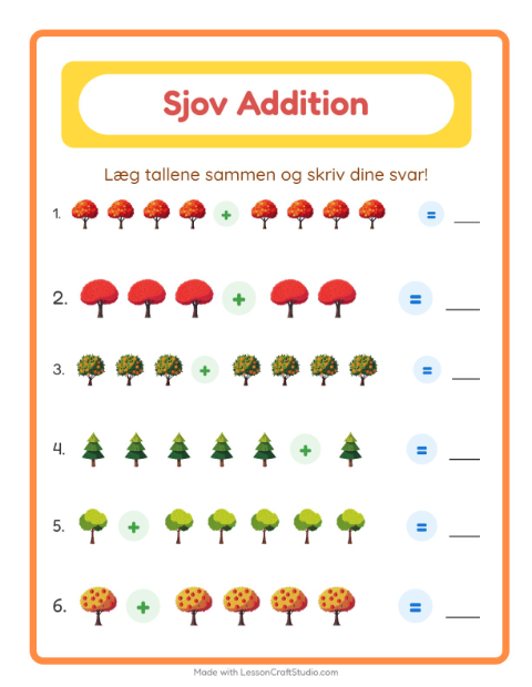 Plusopgaver – Træer