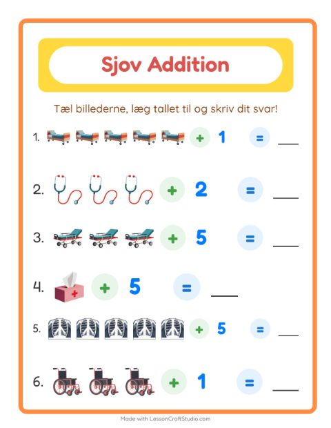 Plusopgaver – Hospital