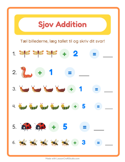 Plusopgaver – Insekter og kryb
