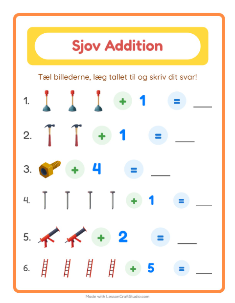 Plusopgaver – Værktøj