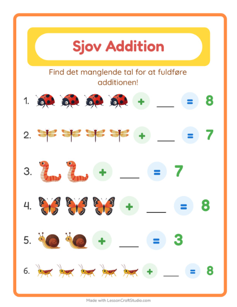 Plusopgaver – Insekter og kryb