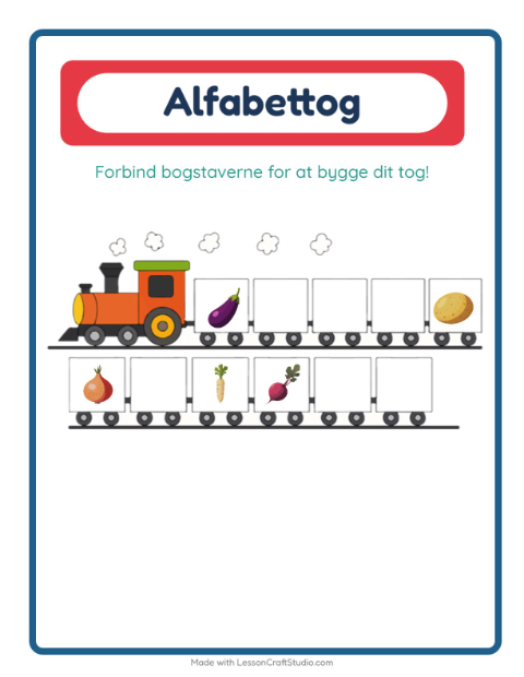Alfabetisk rækkefølge – Grøntsager