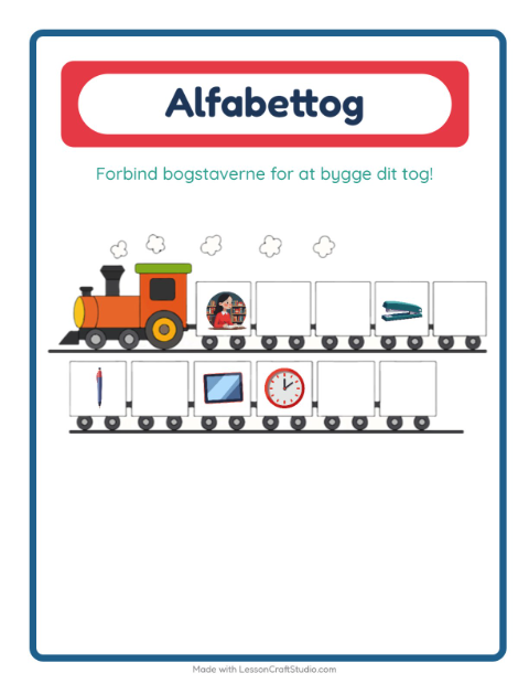 Alfabetisk rækkefølge – Klasseværelse