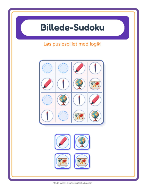 Sudoku let – Klasseværelse