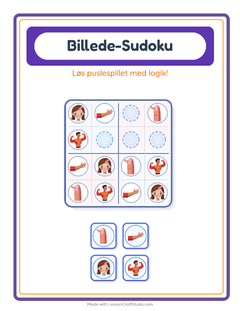 Sudoku let – Kropsdele