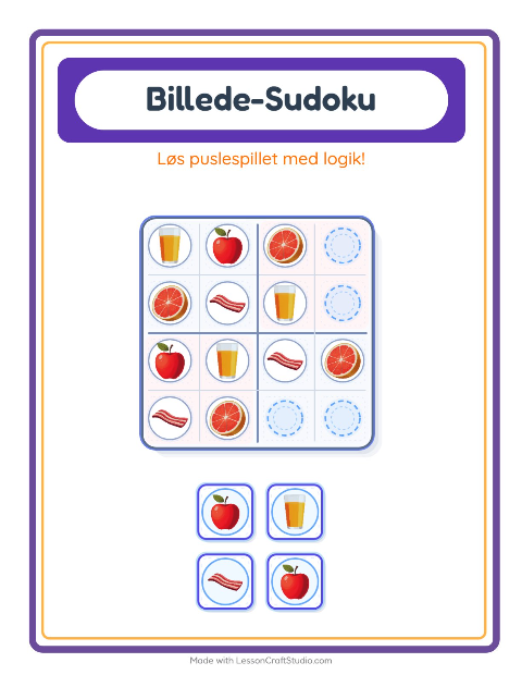 Sudoku let – Morgenmad