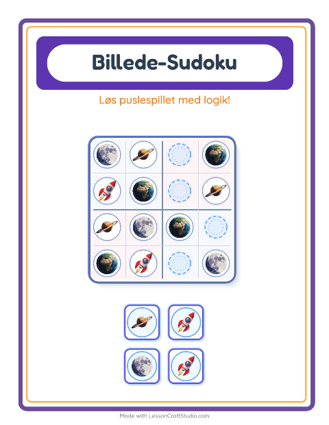 Sudoku let – Rummet