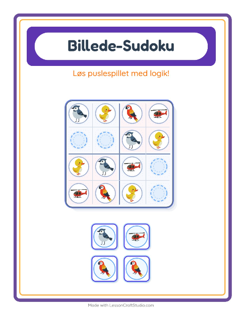 Sudoku let – Ting der flyver