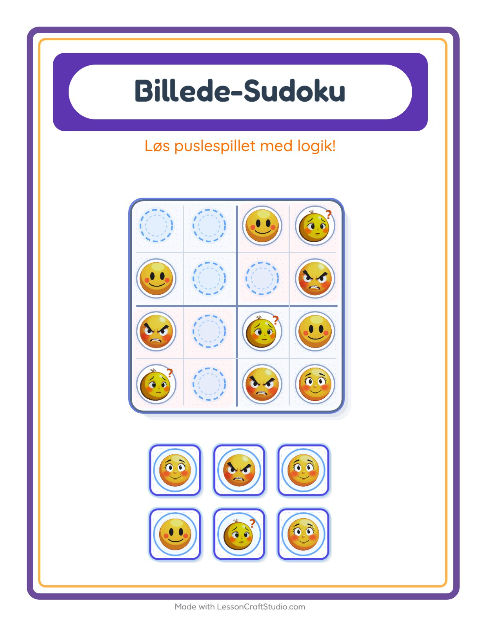 Sudoku mellem – Følelser