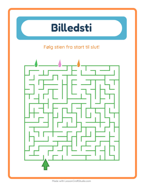 Vælg den rigtige vej – Farver