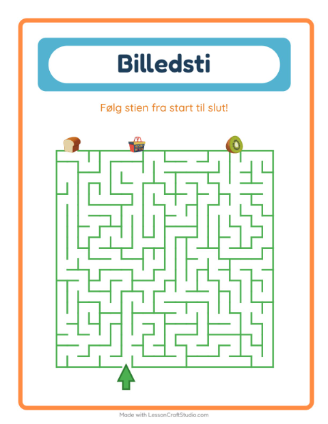 Vælg den rigtige vej – I supermarkedet
