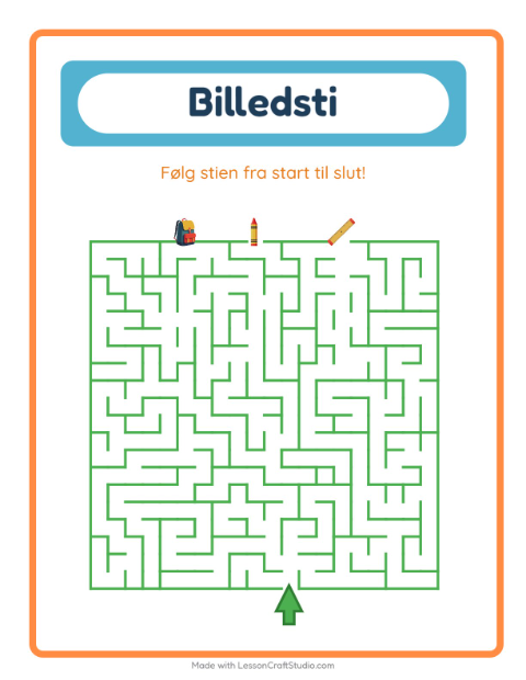Vælg den rigtige vej – Klasseværelse
