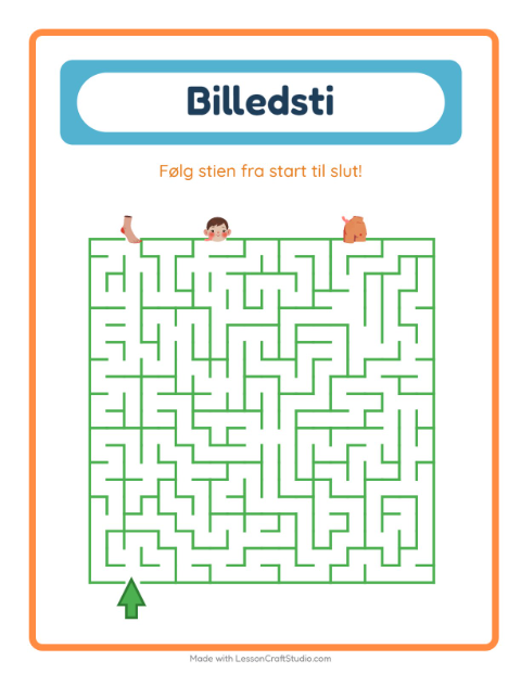 Vælg den rigtige vej – Kropsdele