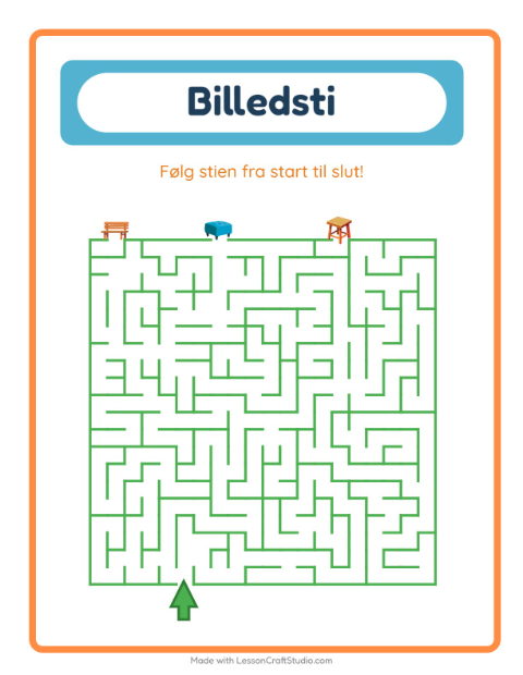 Vælg den rigtige vej – Møbler
