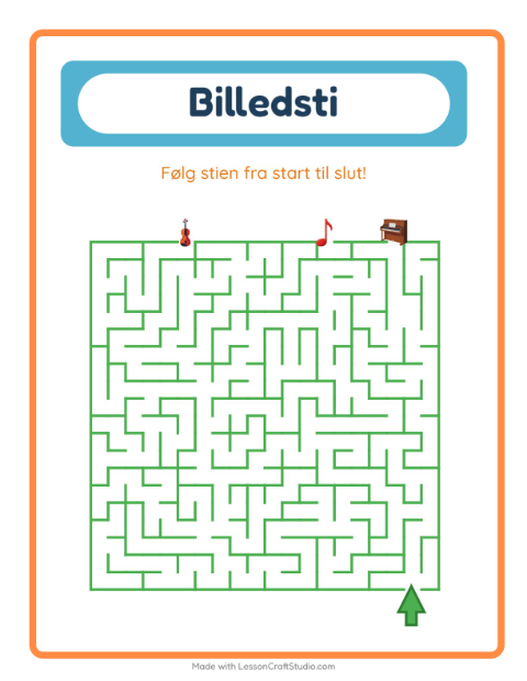 Vælg den rigtige vej – Musik