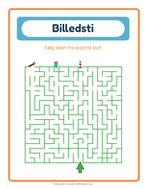Vælg den rigtige vej – Strand