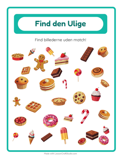 Find det anderledes – Desserter og slik