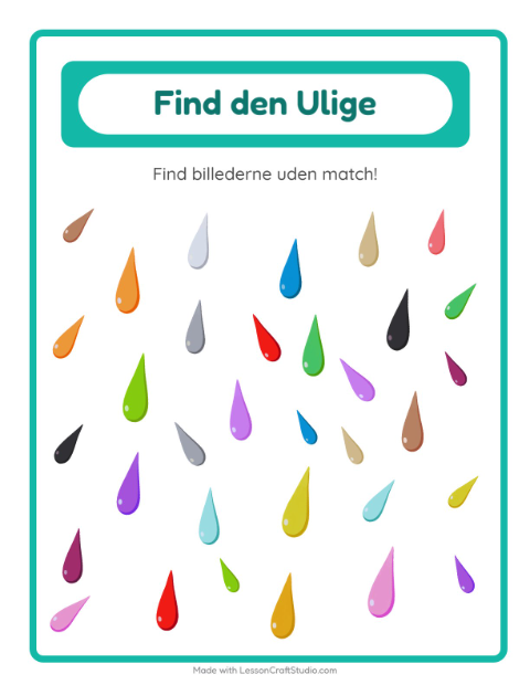 Find det anderledes – Farver