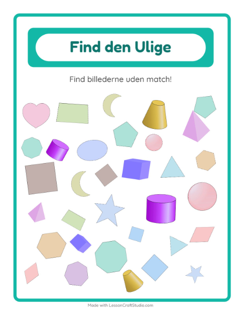 Find det anderledes – Former