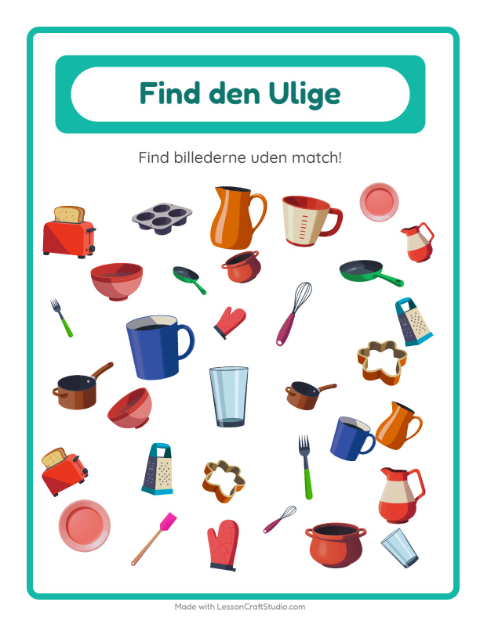 Find det anderledes – Køkkenredskaber
