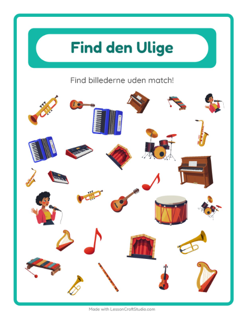 Find det anderledes – Musik