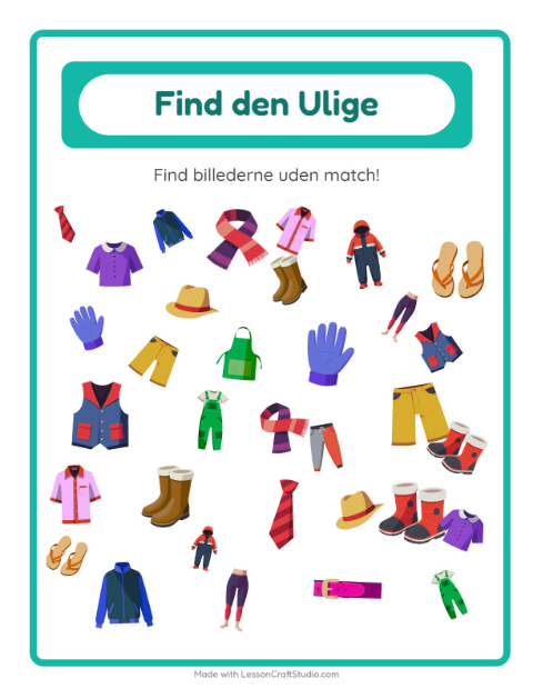 Find det anderledes – Tøj
