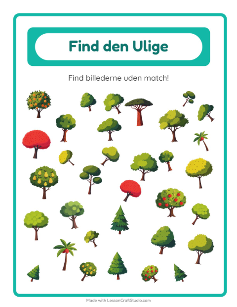 Find det anderledes – Træer
