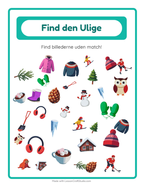 Find det anderledes – Vinter