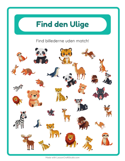 Find det anderledes – Zoodyr