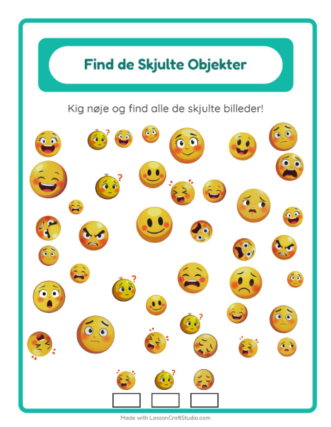 Find tingene – Følelser