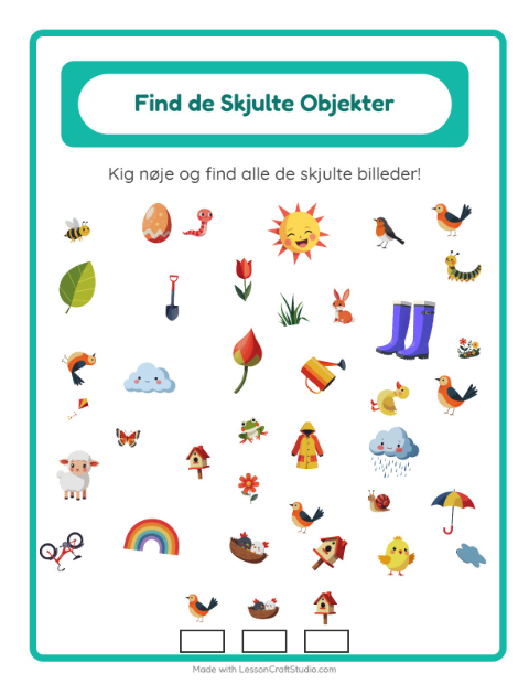 Find tingene – Forår