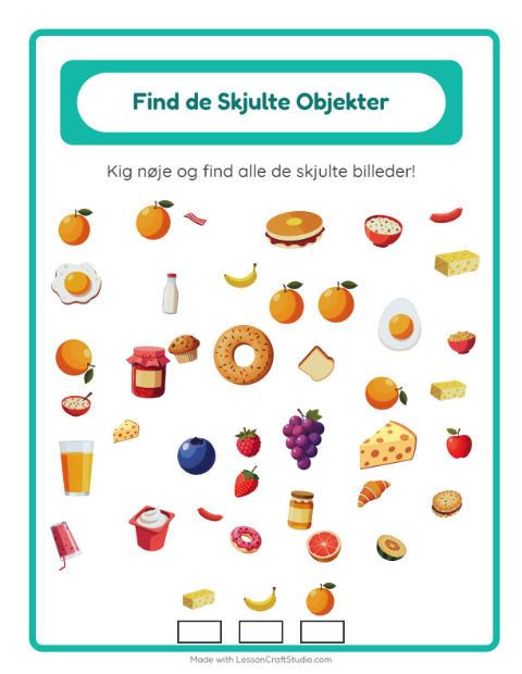 Find tingene – Morgenmad
