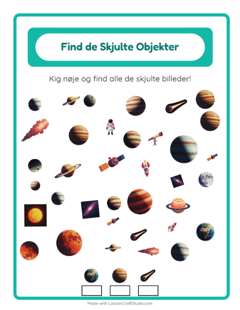 Find tingene – Rummet