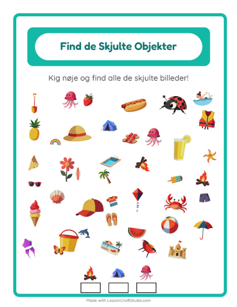 Find tingene – Sommer
