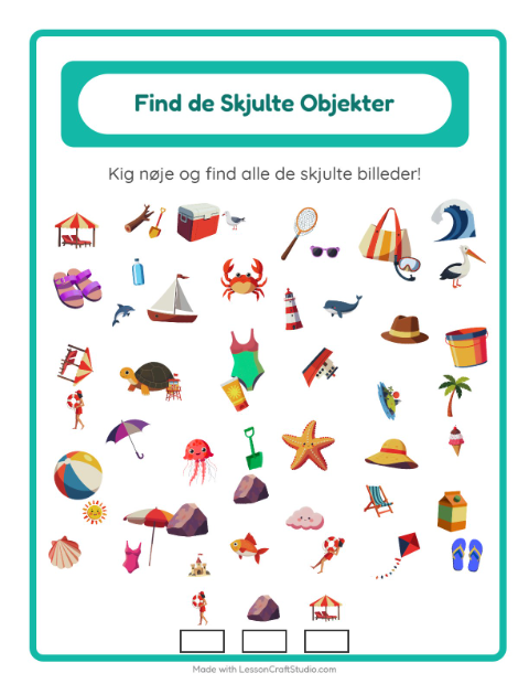 Find tingene – Strand