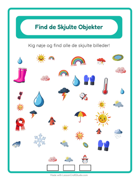 Find tingene – Vejr