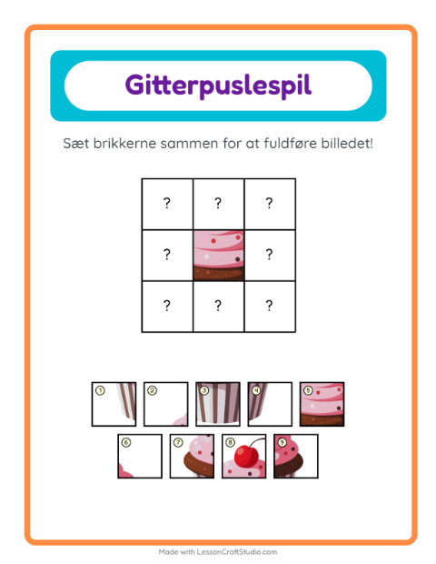 Billedbrikker – Bageri