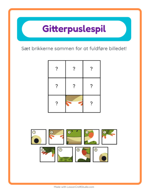 Billedbrikker – Camping