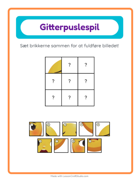 Billedbrikker – Følelser