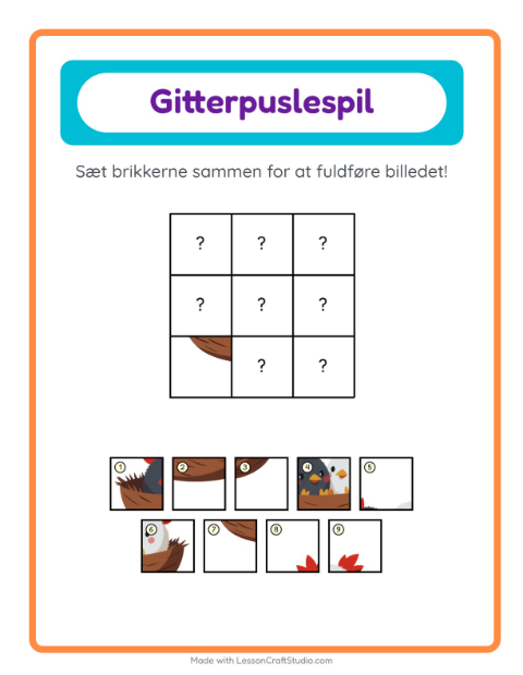 Billedbrikker – Forår
