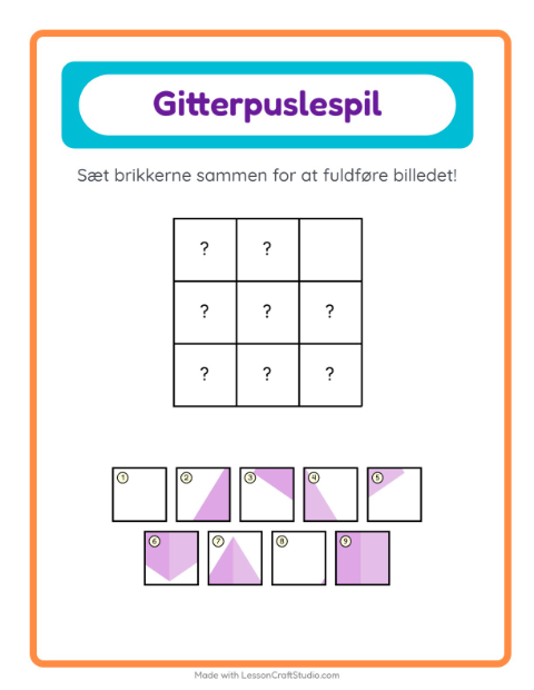 Billedbrikker – Former