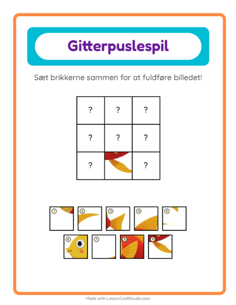 Billedbrikker – Havliv