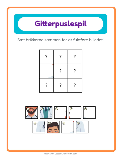 Billedbrikker – Hospital